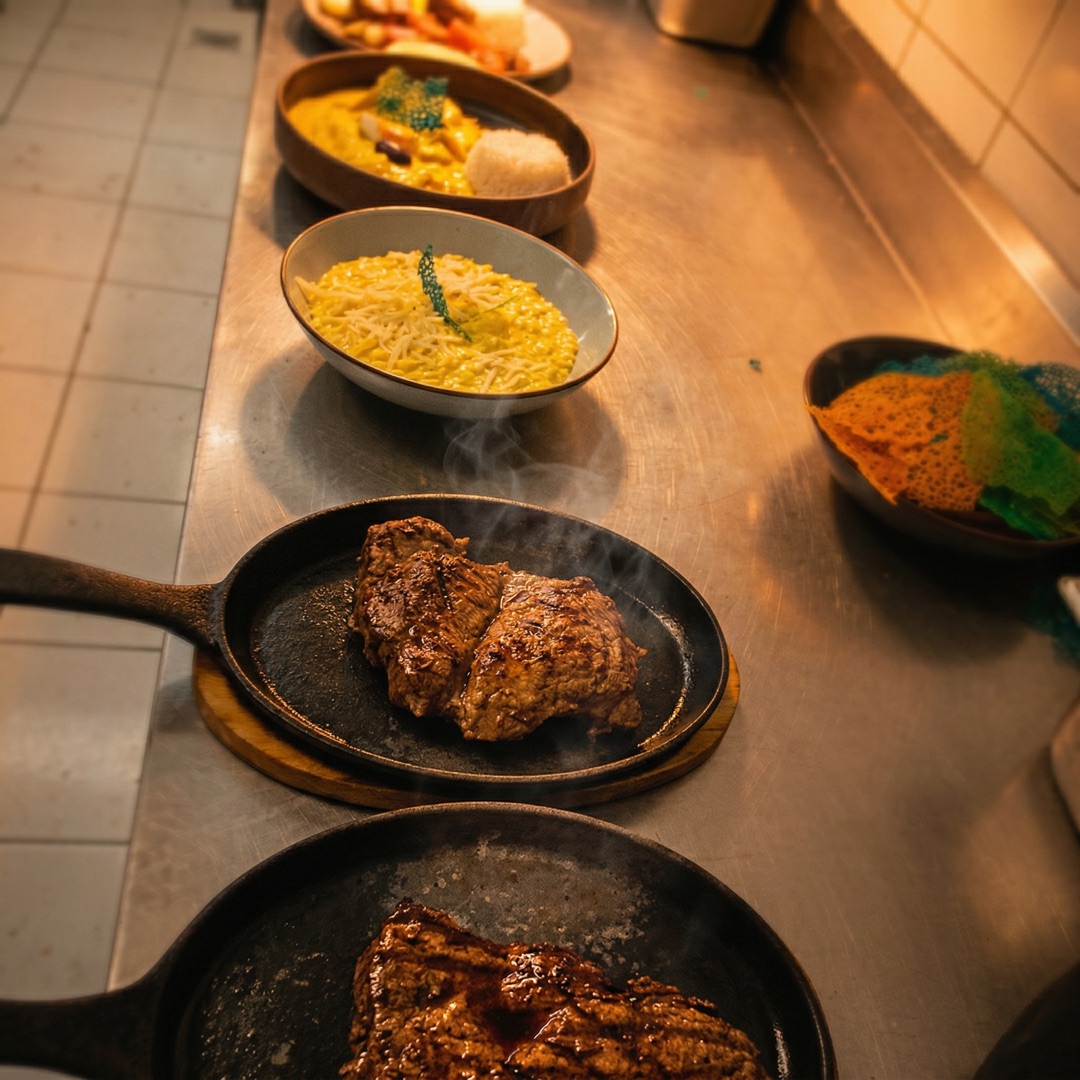 Línea de cocina Lima Restaurant